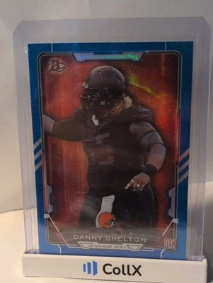 2015 Bowman Rookies Blue /499 Danny Shelton #12 RC Cleveland Browns - Image 1 of 2
