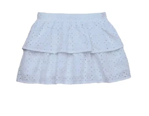 Wonder Nation Girls Tiered Cotton Eyelet Skirt White S (6-6X) - Picture 1 of 8