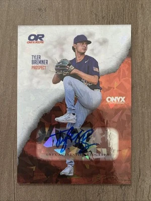 2024 Onyx Rips Tyler Bremner Auto /465 Baseball Card UC Santa Barbara RATYBR Foto 1 de 2