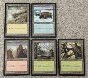 MTG 5 Basic Land Assort Tempest NM Magic the Gathering - Picture 1 of 1