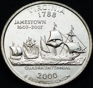 2000 P Virgina State BU Washington Quarter - Picture 1 of 2