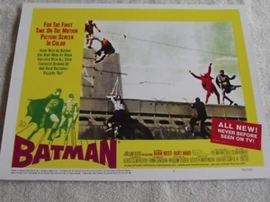 1966 "Batman" Batman Punching The Joker Lobby Card #7 11 X 14 Adam West - Picture 1 of 1