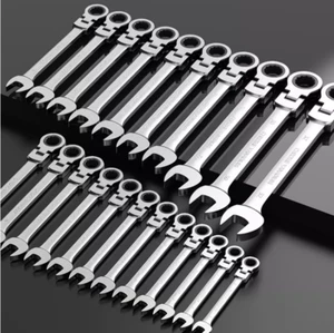 1PCS Activities Ratcheting Wrench Metric 72Tooth Flexible Head Repair Hand Tool - Picture 1 of 40