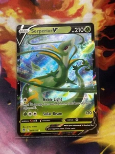 Serperior V 007/195 Swsh12: Sword & Shield - Silver Tempest Holo - Picture 1 of 2