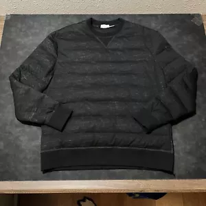 Moncler Down Jacket Goose Feather Puffer ribbed padded Crewneck Pullover Bomber - Picture 1 of 18
