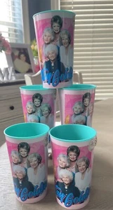 NEW SET OF 5 GOLDEN GIRLS STAY GOLDEN 22 OZ TUMBLERS - Picture 1 of 2