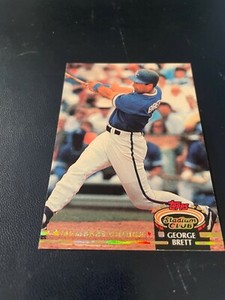 1992 Topps Stadium Club BB #609 George Brett - HOF - Kansas City Royals - MT
