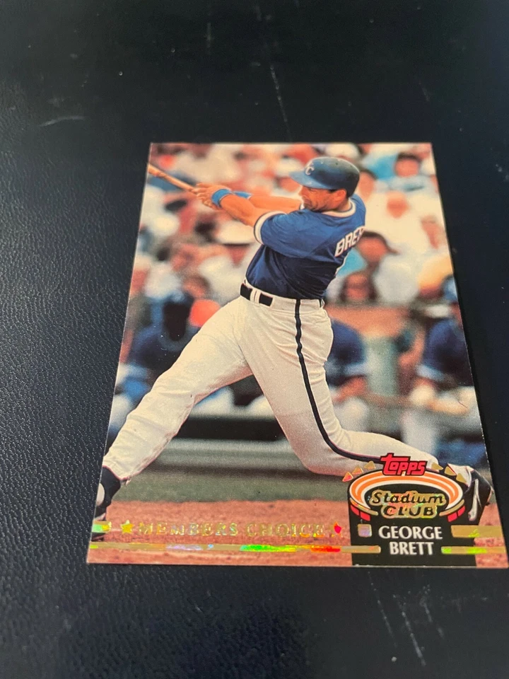 Topps Stadium Club BB #609 1992 George Brett - Salón de la fama - Kansas City Royals - MT Foto 1 de 1