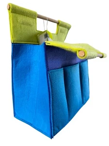 Bolso organizador de mano artesanal portátil carrito de almacenamiento de costura artes y suministros - Imagen 1 de 17