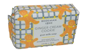 Beekman 1802 Goat Milk Soap Bar GINGER CREAM COOKIE Palm Size 3.5 Oz each - Picture 1 of 2