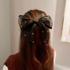 Mesh Large Bogen -Strass -Haarnadel elegant und vielseitig Kopfstück für Frauen 