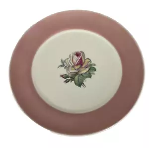 Limoges Tea Rose Dustitone Rose Bread Dessert Small Plates 6.25” Set Of 2 - Picture 1 of 10