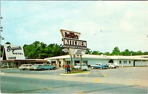 STATESBORO, GEORGIA - FEST FRAU BRYANT'S KÜCHE RESTAURANT - VINTAGE POSTKARTE - Bild 1 von 2
