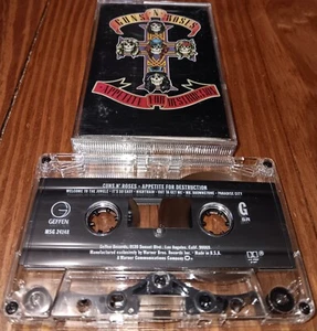 Guns N' Roses Appetite For Destruction Cassette SR Dolby HX Pro Geffen M5G 24148 - Picture 1 of 6