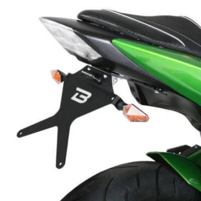 Support Plaque D'Immatriculation Réglable [Barracuda] - Kawaski Z 750 (2007-2014 - Photo 1/2