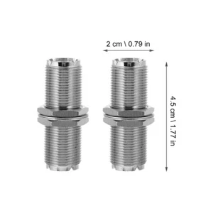 2 szt. Adapter UHF Złącza antenowe Gniazdo Łącznik Kabel - Zdjęcie 1 z 11
