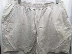 PANTALONCINO DONNA BIANCO CERVO ELASTICIZZATO VITA OFF WHITE TAGLIA 20 CUCITURA INTERNA 6" ASPETTA PIATTO 18" - Foto 1 di 3