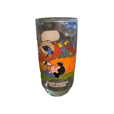 Charlie Brown Glass McDonald’s Camp Snoopy 1965 Collection. Great Condition - Image 1 of 4