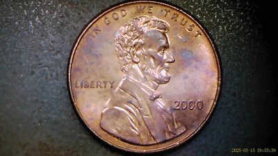 2000 P Lincoln Memorial cent variety, Wide AM FS-901, WAM - Image 1 of 4