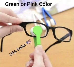 Mini Soft Eye Glasses Lens Cleaning Brush Cleaner Wipe Microfiber Spectacles New - Picture 1 of 4