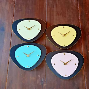 Rockabilly Wanduhr Vintage Midcentury Pinup 50er 60er Spaceage 50s 60s Repro RnR - Bild 1 von 18