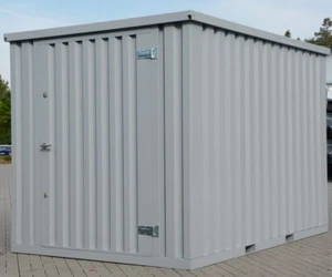 Gartencontainer Fahrradgarage Lagercontainer Geräteschuppen Werkzeugschuppen 2m - Bild 1 von 6