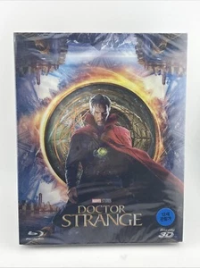 Doctor Strange Blu Ray Steelbook 2D 3D Full Slip New Sealed Limited Rare Korea - Picture 1 of 3