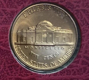 1994-P Jefferson Nickel Specimen! Rare Matte Finish - ONLY 25,000 MADE #7399 - Picture 1 of 3