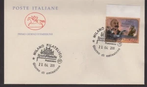 2011 Republic Italian First Day Cover Cavallino Salgari - Picture 1 of 1