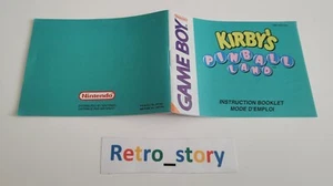 Nintendo Game Boy - Kirby's Pinball Land - Notice - Instruction Manual - FAH - Picture 1 of 1