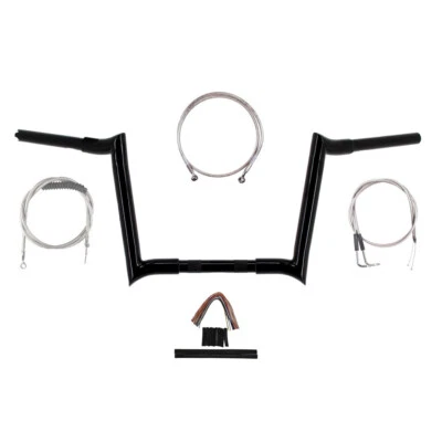 Kit de manillar Hooker Ape 1990-1995 Harley-Davidson Dyna 1 1/4" negro 12" Foto 1 de 3