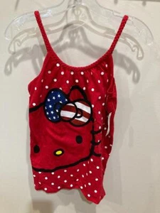 Old Navy Collectibles NWT Girl Size XL Hello Kitty July 4th Americana Tank Top - Picture 1 of 5