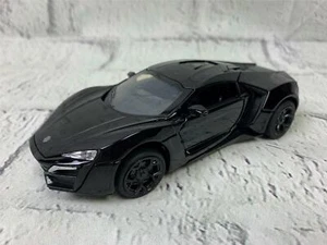 Alloy Black Sport Car Model Toy with Sound Light - Picture 1 of 5