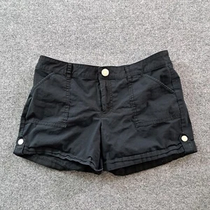 Guess Shorts Womens Size 26 Black Cotton Waist 29 Y2K - Picture 1 of 7
