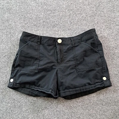 Guess Shorts Womens Size 26 Black Cotton Waist 29 Y2K - Image 1 of 4
