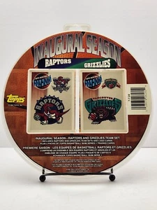 Rare TOPPS INAUGURAL SEASON TORONTO RAPTORS & VANCOUVER GRIZZLIES TEAM SET 95/96 - Picture 1 of 13