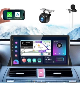FOR HONDA ACCORD 8th 2008-2013 ANDROID 13 APPLE CARPLAY CAR STEREO GPS RADIO - Picture 1 of 8