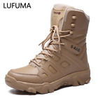 Military Tactical Mens Boots Special Force Leather WaterproofDesert Combat Ankle