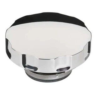 Tapa de radiador Billet Specialties 75125 aluminio pulido 16 lb empuñadura de muesca redonda - Imagen 1 de 1
