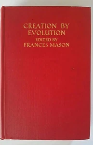 Creation By Evolution by Frances Mason 1928 Hard copy - Imagen 1 de 12