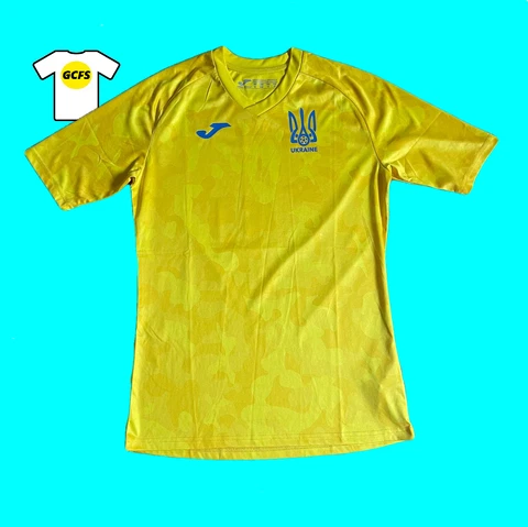 Training Football Shirt  of The National  Team of Ukraine Joma 2021-2022 Size S Cover