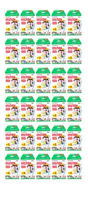 600 Prints (CASE) Fujifilm instax Mini Instant Film for Fuji 50s 7s 8 9 11 12 90 - Image 1 of 4