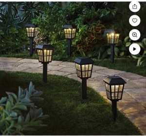 mainstays pathway solar powered led light 2 pc - Picture 1 of 39