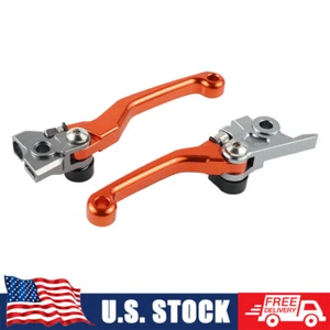 Billet Pivot Brake Clutch Levers For KTM 250 350 450 SXF XCF XC-F 2014-2022 2023 - Picture 1 of 8