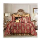 Loom and Mill 13-Piece Comforter Bed in a Bag, Classic Damask Jacquard Comfor.