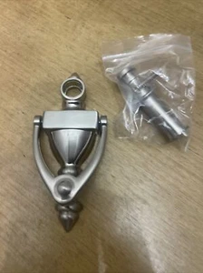 Türklopfer mit Guckloch/Türbetrachter 4" oder 4 Zoll oder vier Zoll Nickel - Bild 1 von 5