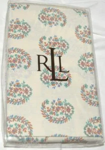 RALPH LAUREN Antigua Paisley STANDARD PILLOWCASES NEW Red Brown Teal Blue Gold - Picture 1 of 2