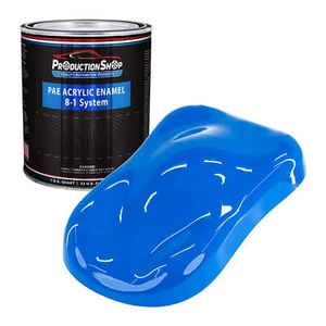 ProductionShop 1 Quart High Gloss Grabber Blue Acrylic Enamel Auto Paint - Picture 1 of 1
