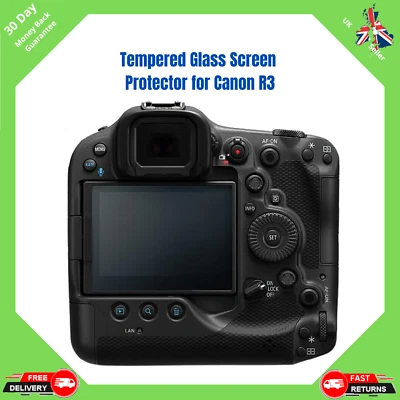 For Canon EOS R3 Camera Tempered Glass  Anti-Scratch LCD Screen Protector Cover - Image 1 of 4