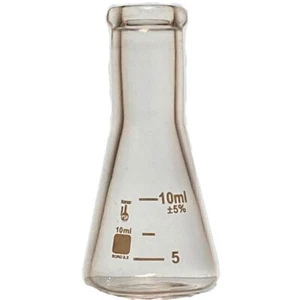 10ml Erlenmeyerkolben, 3,3 Borosilikatglas, 250G3 (2er Pack) - Bild 1 von 1